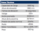 Imagen de Elevador 2 columnas 4000 kgs de arco