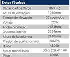 Imagen de Elevador 4 columnas 3600 Kgs